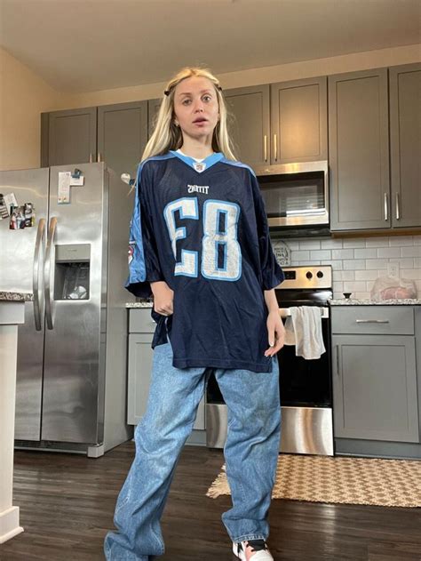 Vintage Titans Nfl Jersey Bennet Oversized Shirt Sleeve - Etsy | Long ...