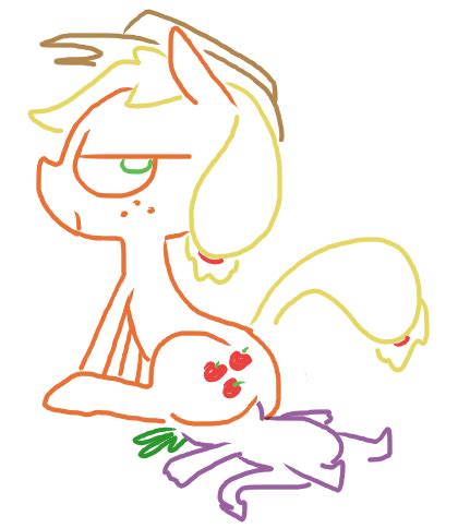 Suggestive Artist Weaver Applejack Spike Applespike Butt