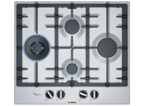 Bosch PCI6A5B90 Serie 6 60Cm Gas Hob Stainless Steel | Beyond TV