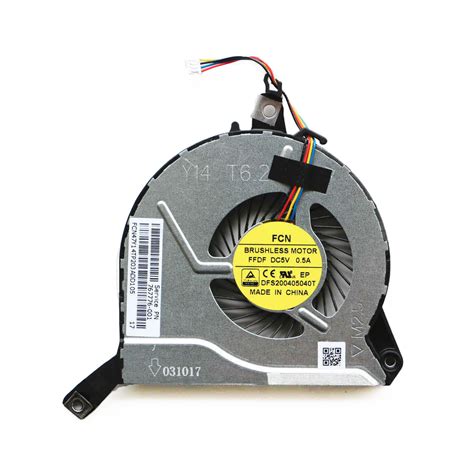 Cooler Fan Ventilador Hp Pavilion 17 F 14 V Parte 765788 001 REF