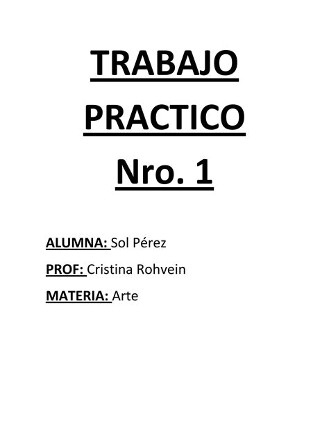 Trabajo Practico Nro Rebecca Pdf