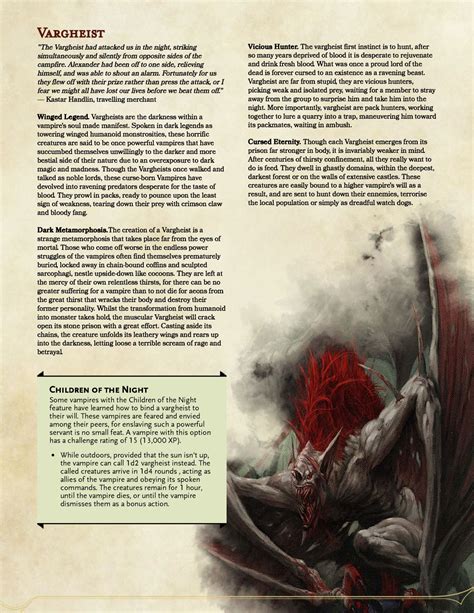 Dnd 5e Homebrew Dnd 5e Homebrew Dnd Witcher Monsters