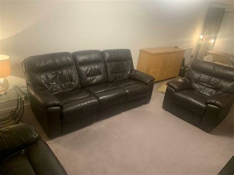 DFS leather sofa and chairs three piece suite | in Liverpool ...