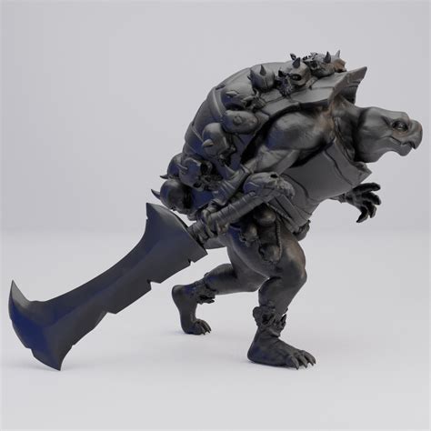 Hot Goblin クルグ戦士 ミニチュア ホットゴブリン グレートソード獣人フィギュア