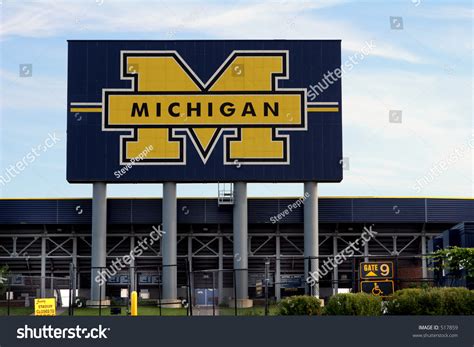 Michigan Football Stadium Stock Photo 517859 : Shutterstock