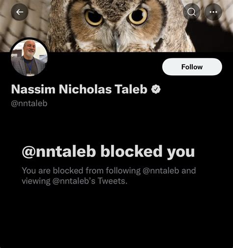 max gagliardi on Twitter: "I’ve never interacted with Taleb once. Have never followed him. Never ...