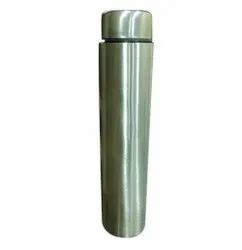 Silver Polished Ml Gold Sleek Stainless Steel Water Bottle Screw