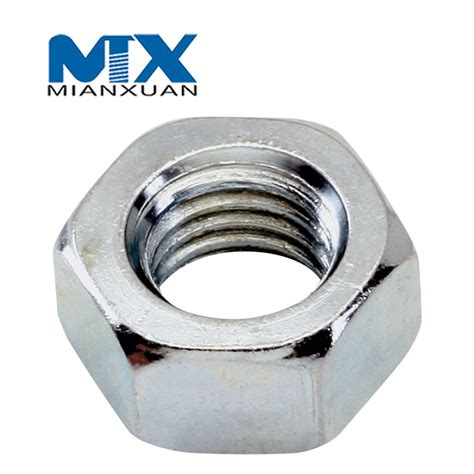 Carbon Steel Mild Steel Hex Nut Iso Hexagon Nut M