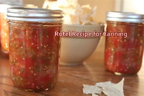 Rotel Recipe for Canning - The Homestead Survival