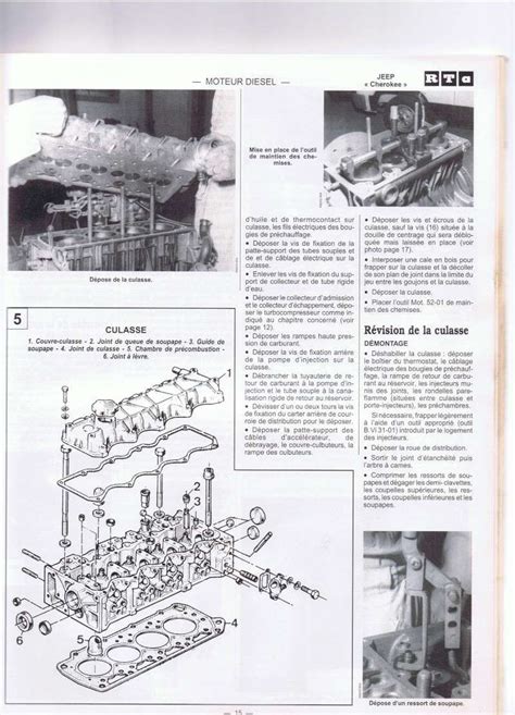 Revue Technique Automobile Moteur Renault Td J S B