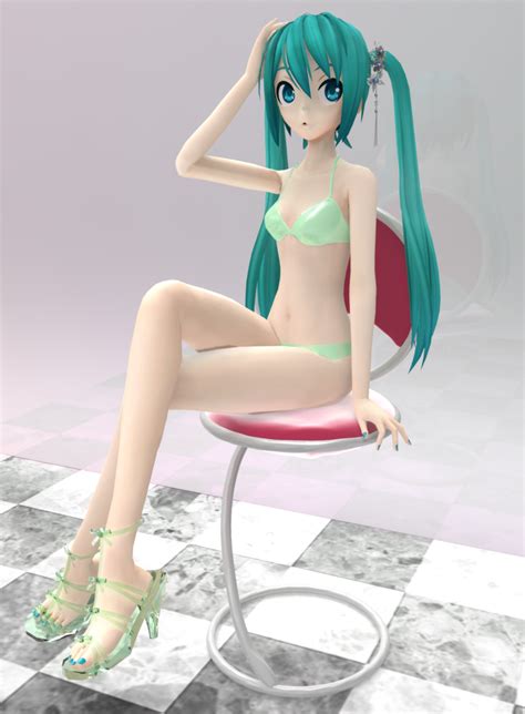 Hatsune Miku Bikini By Agekei On Deviantart