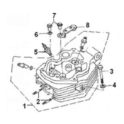 CYLINDER HEAD Keeway Superlight 125 EFI