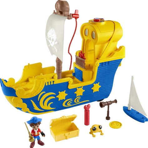 Fisher Price Santiago Of The Seas Pirate Ship El Bravo Playset With