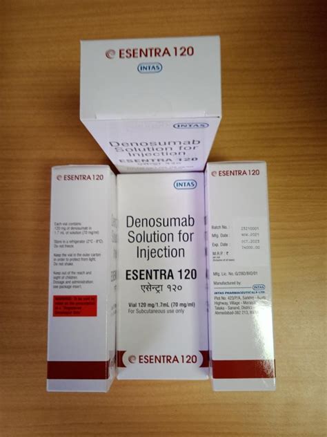 Denosumab Esentra Packaging Type Vial Single At Rs Piece In