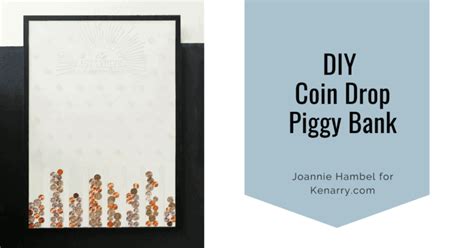 Fun DIY Coin Drop Piggy Bank Wall Decor - Ideas for the Home