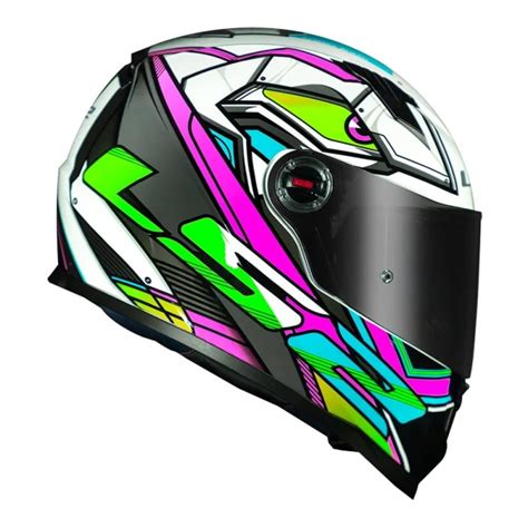 Capacete Ls2 Fechado Classic Ff358 Xdron Rosa Planeta Duas Rodas