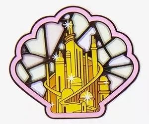 Hot Topic Princess Castle Stained Glass Mystery Collection Disney Trading Pin Series Pin Pop