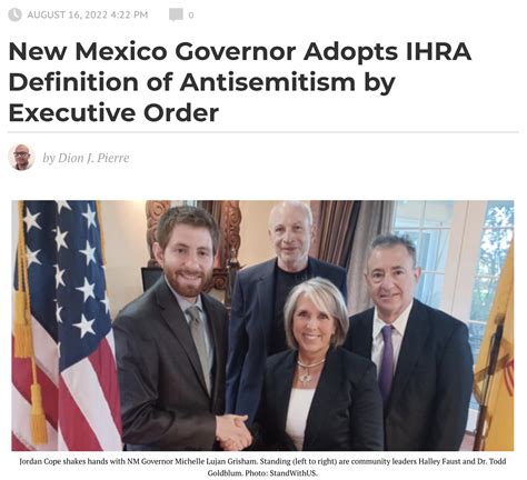 Nm Governor Lujan Grisham Signs Executive Order On Antisemitism Santa