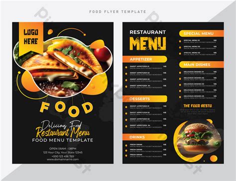 Restaurant Food Menu Design Eps Free Download Pikbest