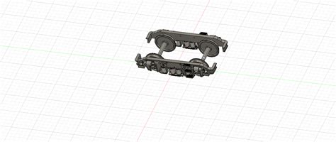 Archivo STL Cubierta de bogie CL 33 D6506 Lima Calibre O vía 0 1 45