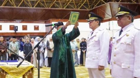 Pj Gubernur Aceh Lantik Mahyuzar Sebagai Pj Bupati Aceh Utara Dan