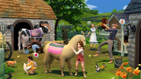 The Sims 4 Cottage Living: How to change animal colours | Rock Paper Shotgun