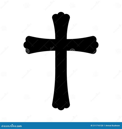 Cross Symbol, Christian Crosses Icon, Cross Symbol Stock Vector ...