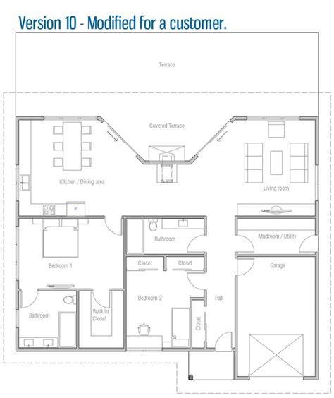 House plans, Small modern house plans, Modern style house plans