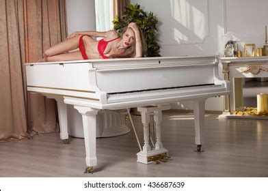 Nude Woman Piano Stock Photos Images Photography Shutterstock