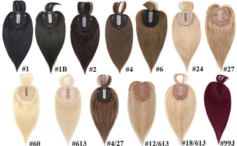 14 SEGO Human Hair Toppers With Fringe For Thinning Hair Women Real