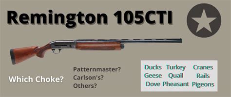 The Ultimate Waterfowl Chokes For The Remington Cti Waterfowlchoke