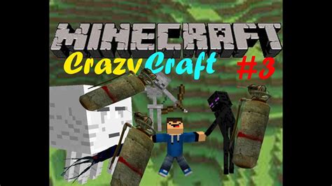 Minecraft Crazy Craft Modded Survival Gas Grenade Youtube