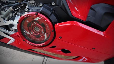 Ducati Panigale V2 Clear Clutch Cover Install YouTube