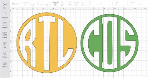 5 Super Quick Ways To Design Stylish Circle Monograms And More With Cricut