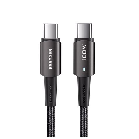 Cable Usb C A Usb C 100w 2 Metros Tipo Pd Cable Carga Rápida Real Plaza