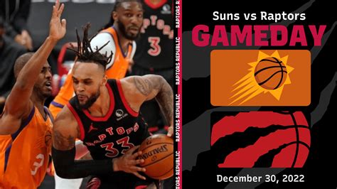 Matchday: Suns vs. Raptors, December 30 - Canada Today