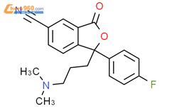 1 3 二甲基氨基 丙基 1 4 氟苯基 3 氧代 1 3 二氢异苯并呋喃 5 腈 1 3 Dimethylamino