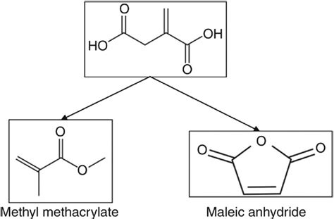 4 Chemical Structures Of Itaconic Acid And Its Potential Derivatives