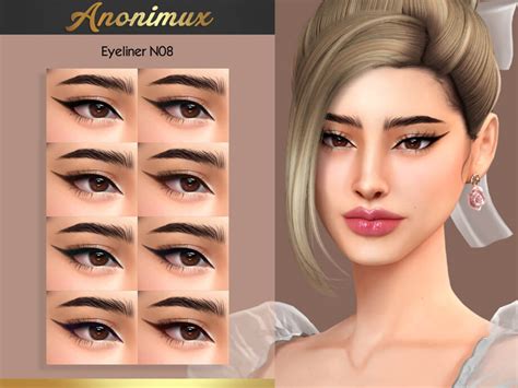 The Sims 4 Eyeliner N08 By Anonimux Simmer The Sims Book