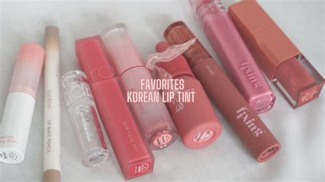 Favorite Korean Lip Tints Spring Lululand Youtube