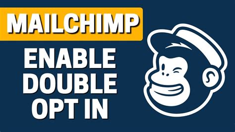 How To Enable Double Opt In In Mailchimp Youtube