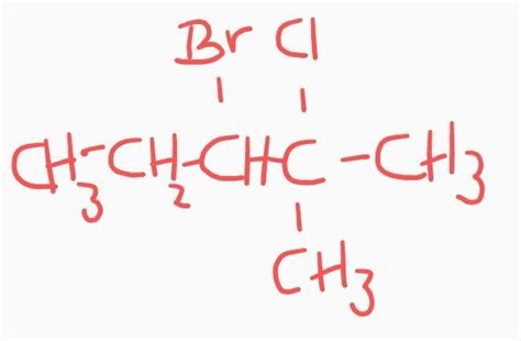 Estructura Bromo Cloro Metilpentano Brainly Lat