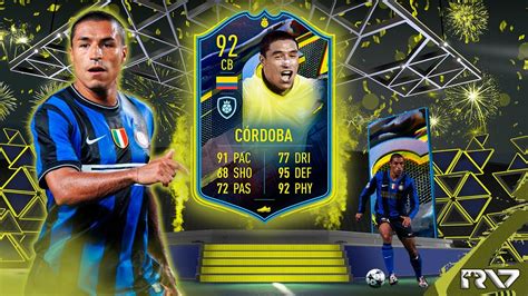 MI DEFENSA FAVORITO DE FIFA 22 CORDOBA FUT CAPTAINS HEROES 92 PLAYER