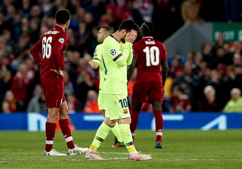 Messi Reflects On Liverpool Defeat