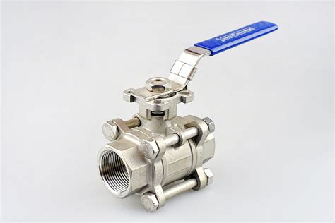 Stainless Steel 3 Piece Full Flow Ball Valve NPT The Hose Shed