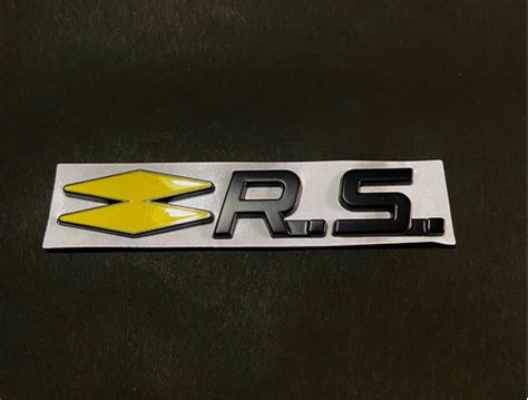 Emblema Rs Renault Cuotas Sin Inter S