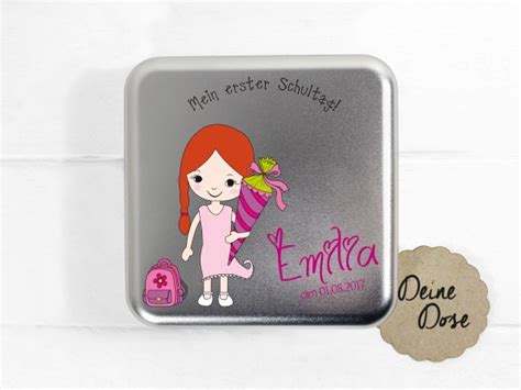 Personalisiertes Geschenk Zur Einschulung F R M Dchen Mit Motiv Und