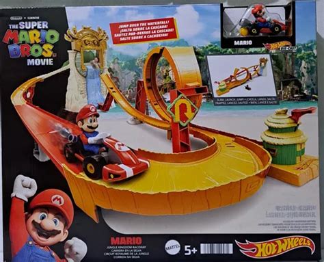 Pista Hot Wheels Carrera En La Selva Super Mario Bros Movie En Venta En