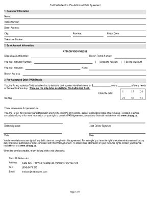 Fillable Online Pad Form Pdf The Meritus Group Fax Email Print