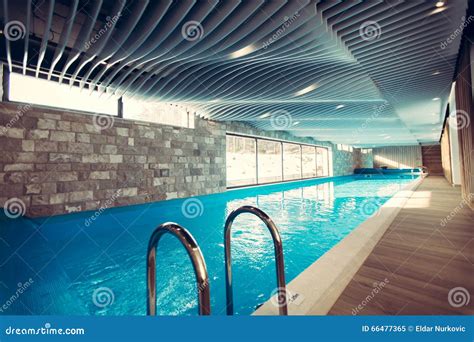 Exclusive Swimming Pool in a Wellness Hotel.Luxury Resort Indoor ...